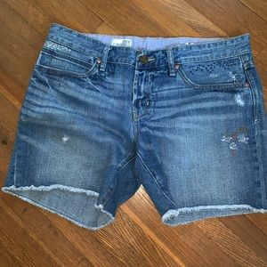 Gap jean shorts. Like new! Size 8